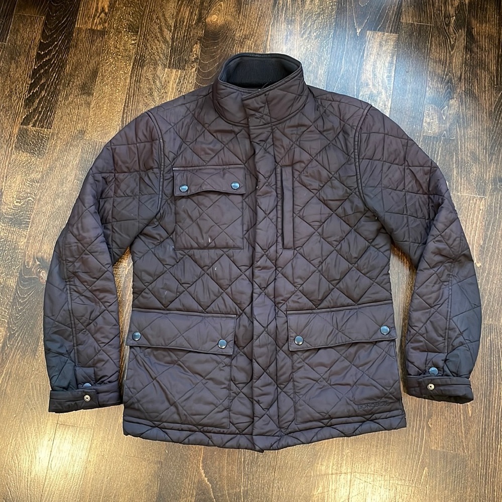 Black Bonobos slim fit puffer